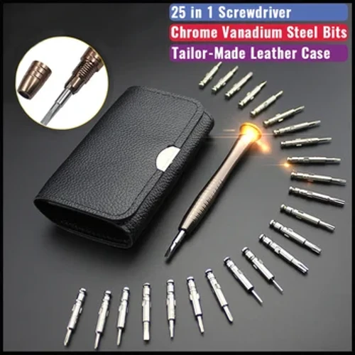 Scriúire Beachtais Socraigh 25 i 1 Giotán Tiománaí Scriú Phillips Torx Uirlisí Láimhe Deisithe Gairmiúla le haghaidh Faire Ceamara PC iPhone