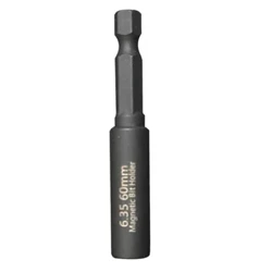 1pc Portapunte per cacciavite 1/4 pollici Testa esagonale con gambo Asta di prolunga Cacciavite magnetico a sgancio rapido Barra di estensione Utensili manuali 60mm