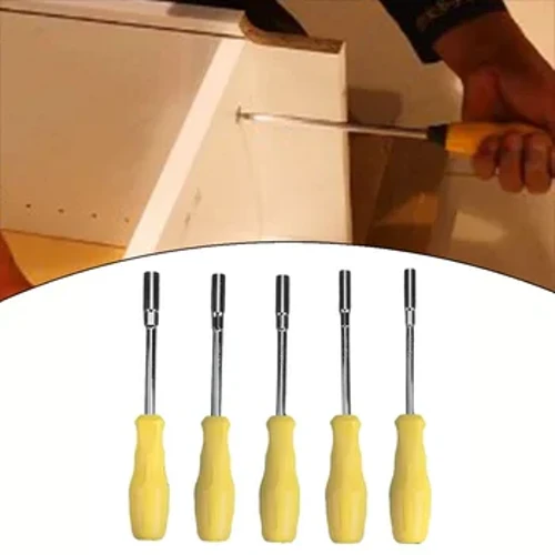 1pcs 5.5/6/7/8/10mm Dereva wa screw ya Soketi ya Hex Nut Hand Tool Hex Soketi Screwdriver Zana ya Kutengeneza Mbao