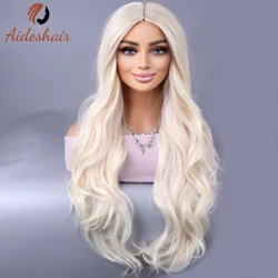 Bộ tóc giả dài xoăn ngang giữa mới của Châu Âu và Hoa Kỳ rất đa năng