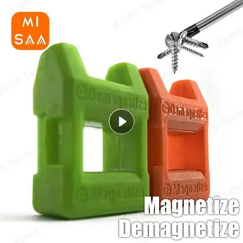 2 Mewn 1 Sgriwdreifer Magnetizer Degaussing Demagnetizer Newid Magnetedd Symudol Cyflym Ar gyfer Offer Llaw Magnetizer Sgriwiau Bach