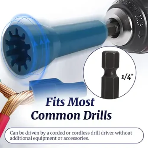 Crimping Electric Wire Twisting Power Electric Wire Swivel Winding Connector Propesyonal na Electrician Accessories Mga Hand Tool