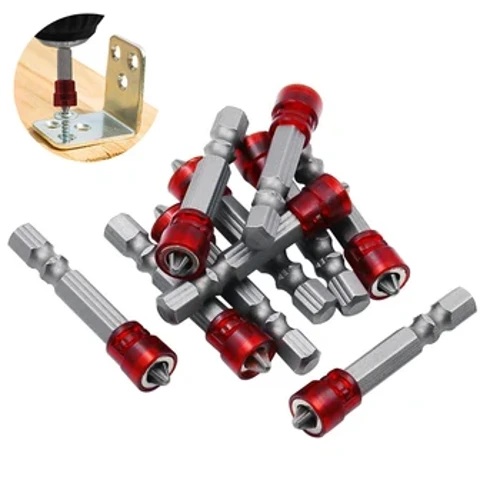 1/2/3Pcs 48mm S2 Alloy PH2 Phillips Giotán scriúire maighnéadach 1/4 Inch Hex Shank Drywall Scriúire Uirlis Scriú Leictrí Láimhe