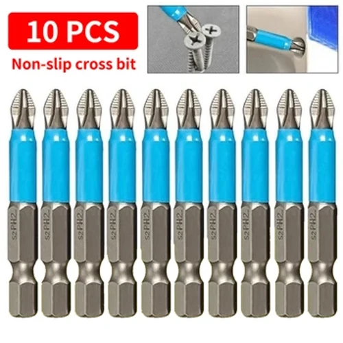 1/5/10Pcs 50mm PH2 vili vili fa'alava Ulu fa'aolo'u fa'amea lima mea e tete'e fa'ase'e Eletise Hex Shank fa'amaneta fa'avili fa'amaneta
