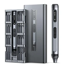 Set di cacciaviti elettrici 51 in 1 Cacciavite a batteria di ricarica di tipo C Punte magnetiche Phillips di precisione per set di strumenti di riparazione del telefono