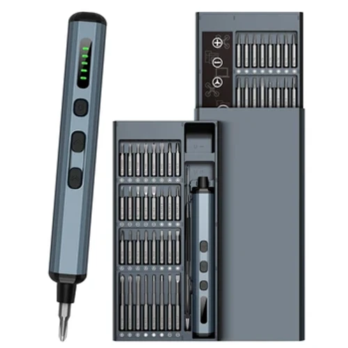 Set de șurubelnițe electrice 68 în 1 5 setări de cuplu Instrumente electrice de precizie Biți de șurubelniță magnetice pentru iPhone Ochelari Ceas PC