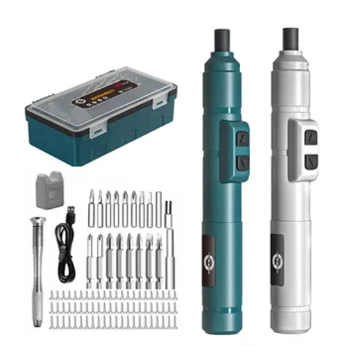 Sgriwdreifer Trydan Di-wifr Mini Set Sgriwdreifer Diwifr USB Aildrydanadwy 3.6V 250r/munud Offeryn Pŵer Atgyweirio Dril Trydan Cartref