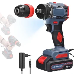 21V/16.8V 2in1 Máy Khoan Điện Không Chổi Than Máy Bắt Vít Điện Công Cụ Tua Vít Cho Thiết Bị Gia Dụng Lắp Đặt Nội Thất