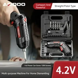 Odvijač električnog vijčanog upravljačkog programa 4.2V 6nm 1300Mah 250rpm Mini električni bitovi odvijač Mali i moćan odvijač baterije
