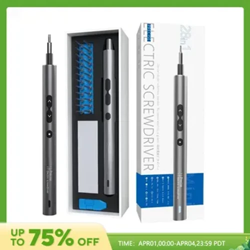 28/68/120 Koku-1 Isikulufu sikagesi Setha Ikhono Elikhulu Nge-LED Light Power Screw Precision Driver Precision Precision Tools