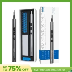 28/68/120 In 1 Set Obeng Listrik Kapasitas Besar Profesional dengan Lampu LED Power Screw Driver Alat Perbaikan Presisi
