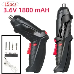 Điện 3.6V Tua Vít Sạc Máy Khoan Điện Gia Đình Đèn LED Chiếu Sáng Điện Bộ Tua Vít Điện Cầm Tay Dụng Cụ