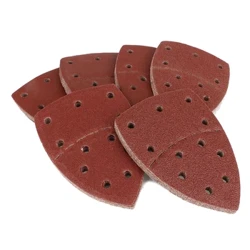 Taflenni tywodio 30pcs Triongl Llygoden Manylion Padiau Sander Papur Tywod Hunan-gludiog Triongl Gloywi Offer Sgraffinio Grit 40-240