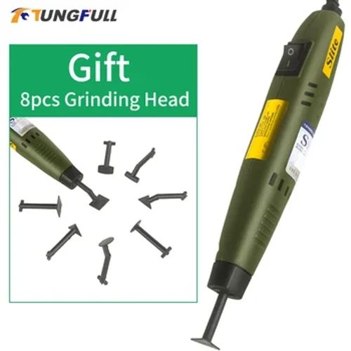 Uri ng Pen Mini Sander Stroke Grinder Tool Machine Model Sander Groove Grinding Tools para sa DIY Model Molds 110V-220V 18W