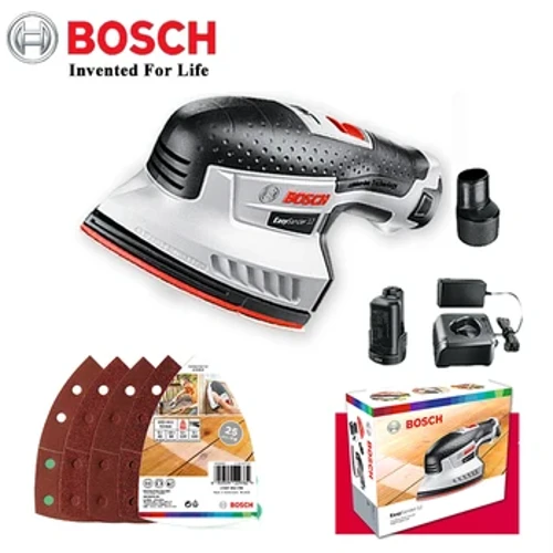 Bosch EasySander Isi Ulang Sander 12V Baterai Lithium Woodworking Amplas Amplas Getaran Multifungsi Alat Listrik