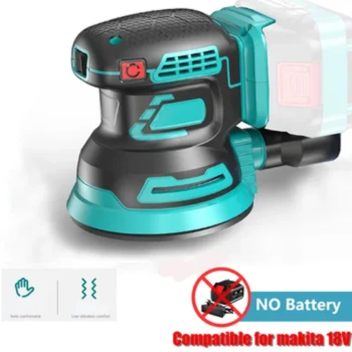 125mm Brushless Random Orbital Electric Sander Wood Grinder Polishing Grinding Sanding Machine 3 Speed for Makita 18V Battery