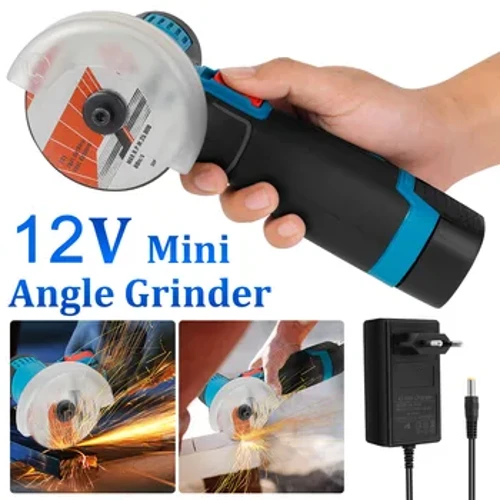 Mini Haakse Slijper 12V 9000 Rpm Professionele Bandschuurmachine Machine 1 Stuks Batterij En 2 Schijven Lijadoras Para madera Power Tools