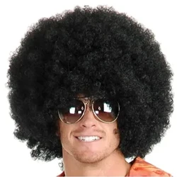Erkekler we aýallar üçin “Afro Wigs” -70-nji ýyllar “Unisex Jumbo” geýim geýimi gyzykly oturylyşyk “Big Afro Wigs”