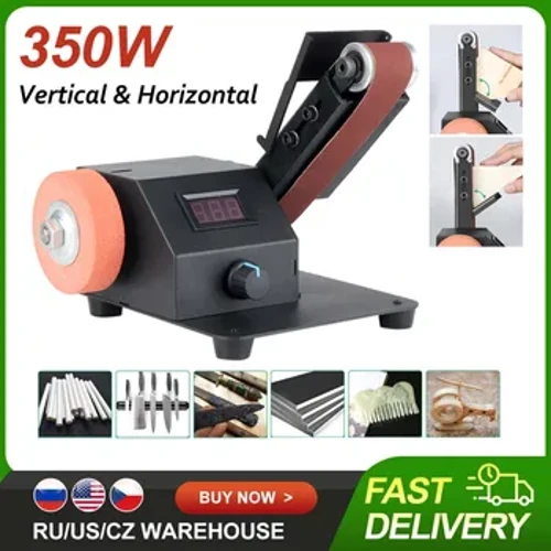 350W/250W  Belt Sander Electric Sanding Polishing Machine Grinding Sander Grinder Small Sand-belt Machine