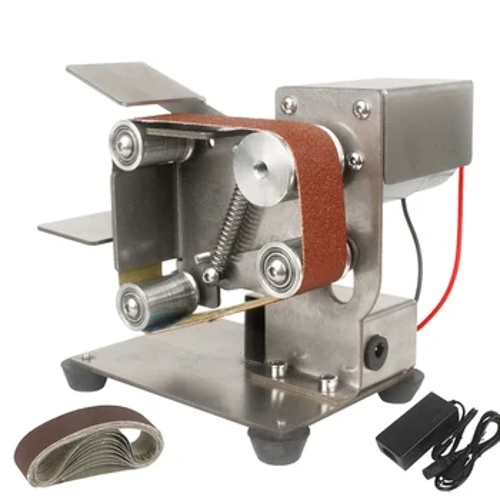Gürtelschleifer 110V/220V Mini Elektresch Polierschleifmaschinn Cutter Edges Sharpener Multifunktionnelle Schleifmaschinn mat 10PCS Gürtel