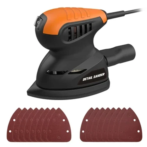 Mouse Detail Sander 1350ORPM Sander Wall Putty საპრიალებელი მანქანები Sander with 16pCS Sandpapers Dust Collection System