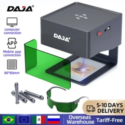 DAJA Laser Engraver CNC Diy DJ6 Laser Engraving Mesin 3000mw Cepat Mini Logo Mark Printer Cutter Woodworking Kayu Plastik