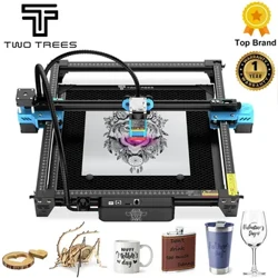 Graveur Laser TwoTrees TTS-55 Pro avec contrôle hors ligne Wifi, Machine de découpe et gravure Laser 80W 445 ± 5nm, Machine Cnc à lumière bleue