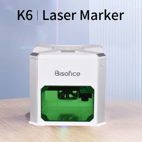 Bisofice K6 Laser Engraver Logo Marker Machine para sa Household Woodwork Marking Machine Suporta sa Wireless BT Mobile Phone App Contr