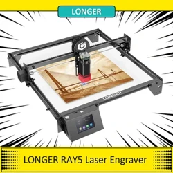 LONGER RAY5 10 Vt lazerli o‘yma mashinasi, 0,06x0,06 mm lazerli nuqta, sensorli ekran, oflayn o‘yma, 32 bitli chipset, WiFi ulanishi