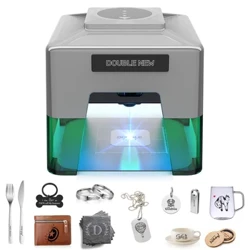 Engrafwr Laser Mini Bluetooth 5W a Math-C Peiriant Engrafiad Ffocws Amrywiol Ar gyfer Dur Di-staen / Gwydr / Pren, Ardal Gerfio 90 * 80mm
