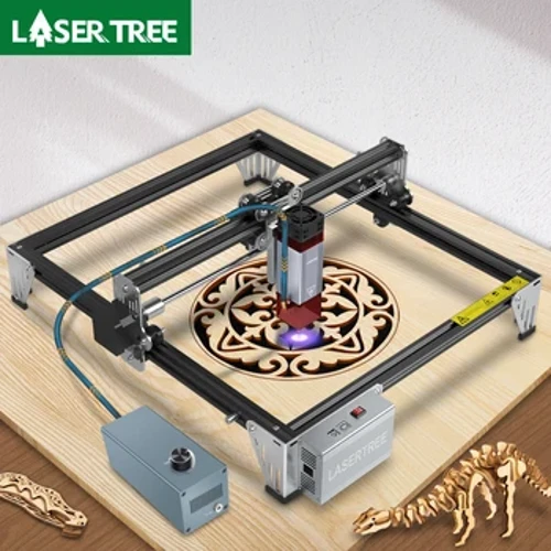 LASERTREE K1-MINI laserkaiverrus 10 W laserpään kaiverrusleikkauskoneella 450nm TTL Blue Light Module CNC-kone