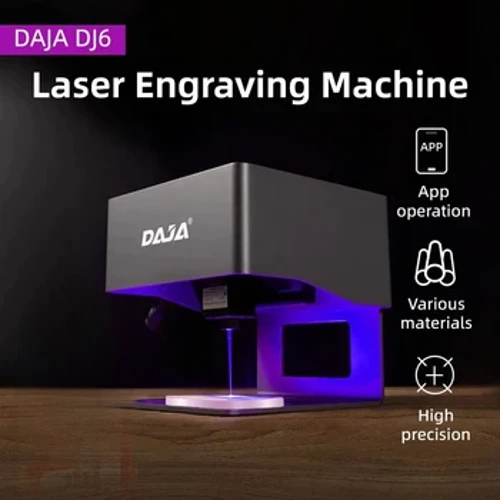 DJ6 Mini DIY laserový gravírovací a rezací stroj Laserový gravírovač 3W laserová tlačiareň na drevené kožené sklo