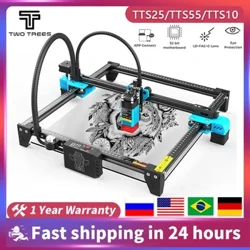 I-TwoTrees Laser Engraver TTS-55 Umshini Wokuqopha Wokusika Ithuluzi Lokusebenza Lokhuni Ithuluzi le-Metal Acrylic Laser Engraving Machine CNC Machine Router