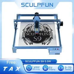SCULPFUN S9 5.5W Laser CNC Lasergravure Snijmachine Hoge Precisie Voor Hout Acryl CO2 Lasergraveerder Cutter 410x420mm