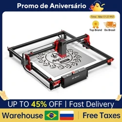 AlgoLaser DIY Kit Lazer Engraver 2/5/10 / 20W Çykyş diod kesiji maşyn ýokary takyk nagyş maşynlary agaç üçin DIY kesiji