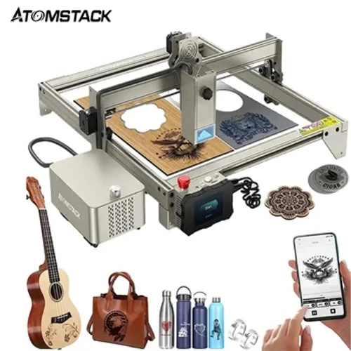 ATOMSTACK S20 X20 A20 Pro Laser Engraver na May Air Assist 20W Output Diode Cutting Machine Industrial Grade Desktop DIY Cutter