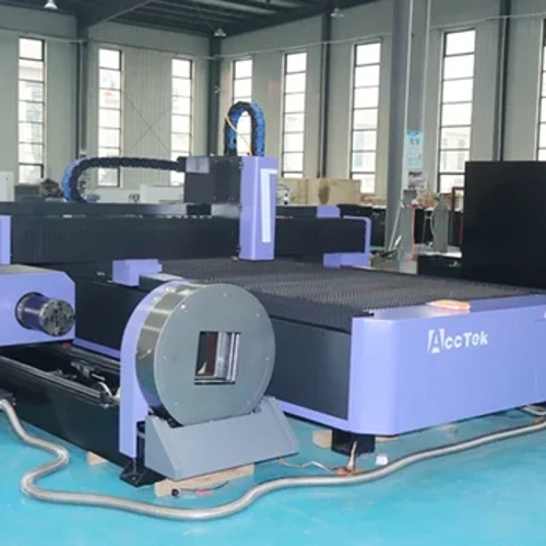 Präis 2kw 3kw 4kw 6kw 8kw Steel Pipe Cutter Fiber Laser Tube Cutting Machine fir Metal Pipe Metal Laser Cutting Machine