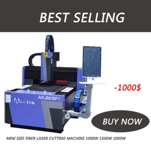 Mini macchina da taglio laser a fibra CNC per taglio laser 500W 1000W 1500W ad alta precisione