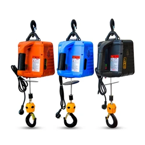 500KG Elektrisk hiss Bärbar elektrisk handvinsch dragblock elektrisk stållina lyft hiss bogserlina 220V/110V