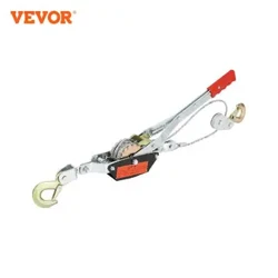 Vevor vem junto guincho 2/4/5 ton capacidade de tração catraca resistente extrator de cabo de alimentação de grua automotiva para resgate de veículos