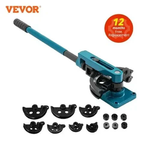 I-VEVOR Manual Pipe Bender Dia 10-25mm Multifunction Steel Copper Tube Bending Machine Lever Uhlobo Amathuluzi Okugoqa Amathuluzi Okugoqa Amashubhu Esindayo