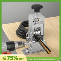 Portable Wire Stripper Manual Wire Stripping Tool 1-25mm Cable Electric Peeling Machine with Hand Crank Hand Electric Drill