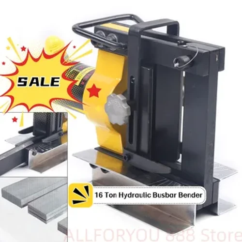 16T Hydraulic Busbar Bender Umshini Wokugoqa Wezinto Zensimbi Okuhlanganisa Ithusi Ne-Aluminum Row, Iron Plate, njll.