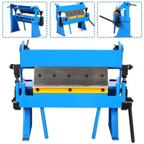Manual Sheet Shear Brake Roller Mlengkung Machine Metal 135 derajat Max 305mm