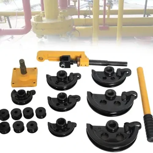 Manual Metal Pipe Tube Bender Machine Curved Wire Steel Plate Bar Tube Pipe New Manual Pipe Bender Tube Bending Machine 10-25mm