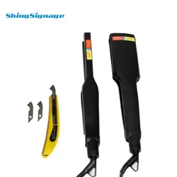 ShinySignage 아크릴 벤더 채널 문자 핫 벤딩 머신 3D 빛나는 기호 아크/각도 모양 1 쌍 220V