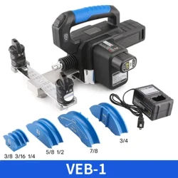Ohýbačka trubek s lithiovou baterií VEB-1 Elektrická ohýbačka měděných trubek 6-22MM Automatická ohýbačka trubek pro klimatizaci