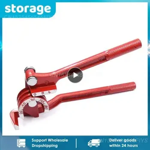 8 10mm 1/4" 5/16" 3/8" Brake Pipe Rolling Brass Copper Tube Pipe Manual Bending Tool Type Fuel Brake Pipe Bender Hand Tool