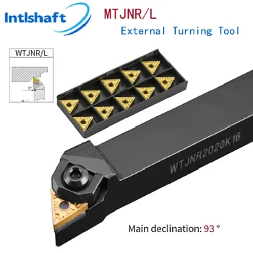 Intlshaft U'u Meafaigaluega Liliu i fafo WTJNR2020K16 WTJNR 616H16 WTJNR2525M16 TNMG Carbide Fa'aofi Mea Fa'apipi'i Lathe Lathe Mea faigaluega tipi.