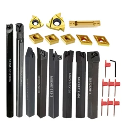 8 Sets o 8MM 10MM 12MM 16MM CNC Lathe Liliu Meafaigaluega U'u Pa'u ma faaofi fa'aoga Fa'amau Seti mo Liliu filo